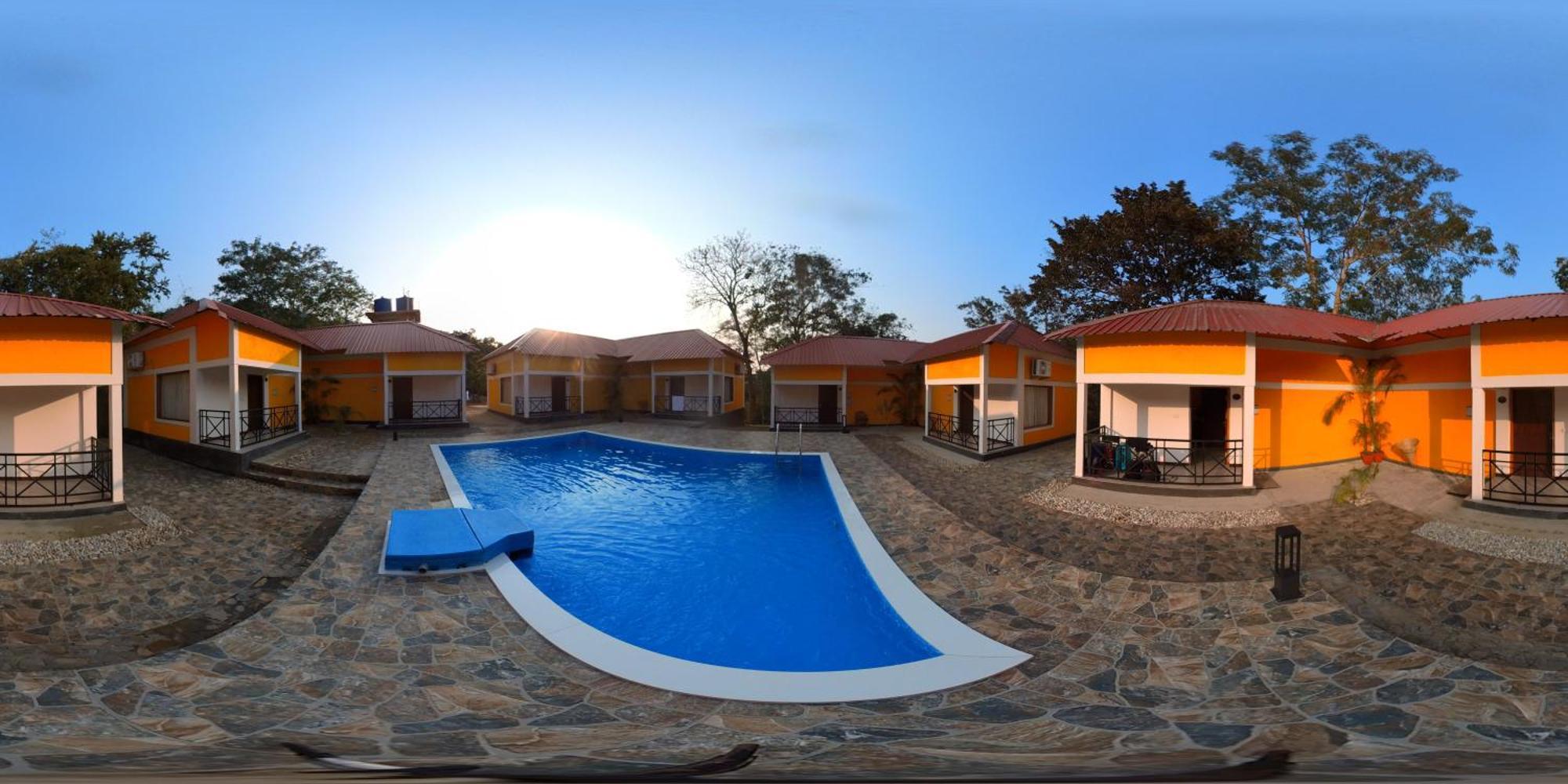 Landmark Woods Hotel Kaziranga Exterior photo